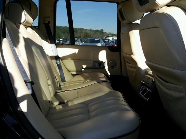 SALMF13446A212111 - 2006 LAND ROVER RANGE ROVE BLACK photo 6
