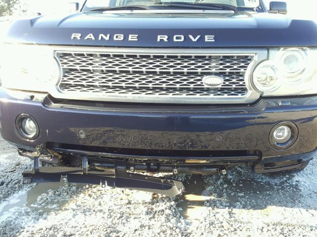 SALMF13446A212111 - 2006 LAND ROVER RANGE ROVE BLACK photo 9