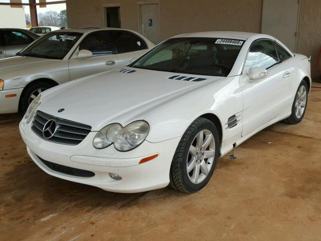 WDBSK75FX3F008048 - 2003 MERCEDES-BENZ SL 500R WHITE photo 2