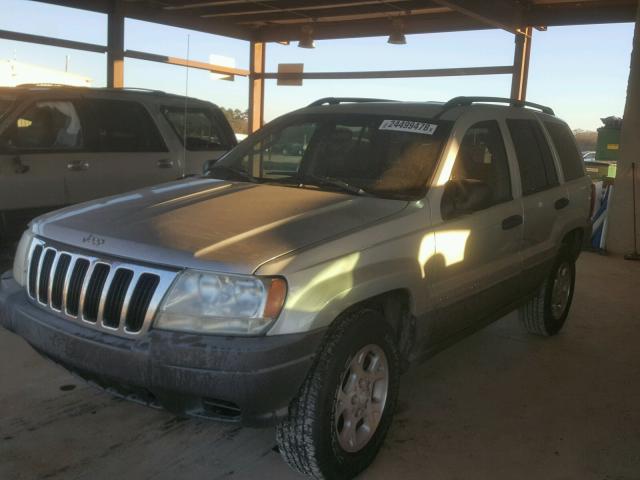 1J4GX48S32C313773 - 2002 JEEP GRAND CHER SILVER photo 2