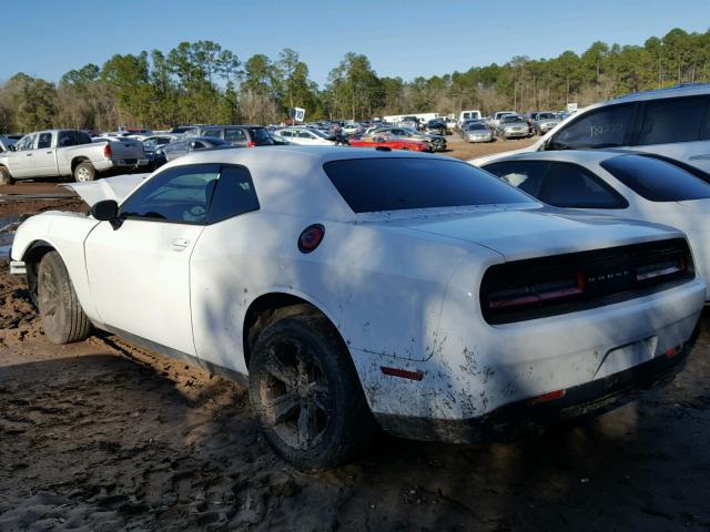 2C3CDZAG0FH868901 - 2015 DODGE CHALLENGER WHITE photo 3