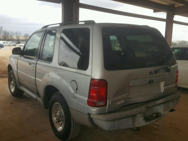 1FMYU60E21UC15665 - 2001 FORD EXPLORER S GRAY photo 3