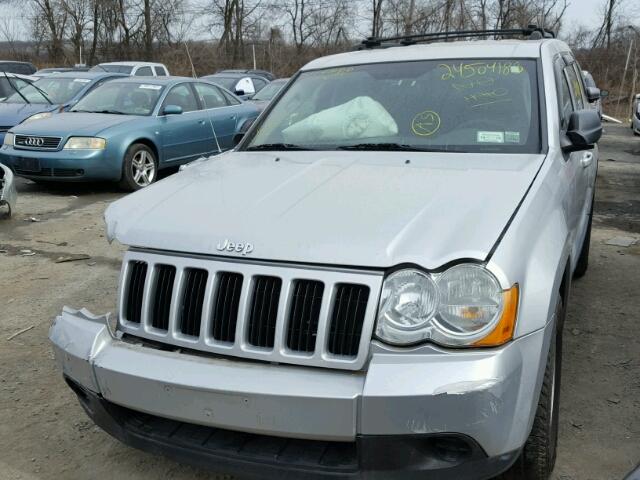 1J8GR48K89C535633 - 2009 JEEP GRAND CHER SILVER photo 2