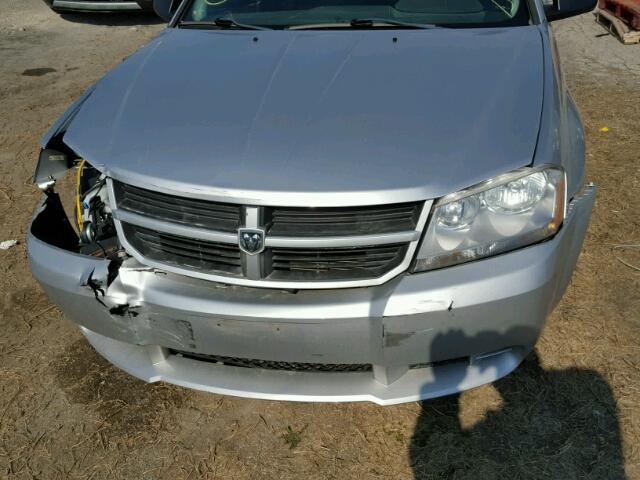 1B3CC4FB0AN106524 - 2010 DODGE AVENGER SX SILVER photo 9