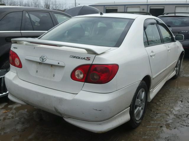 2T1BR32E58C931474 - 2008 TOYOTA COROLLA CE WHITE photo 4