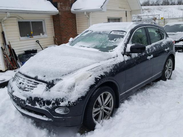 JN1AJ0HR6BM852937 - 2011 INFINITI EX35 BASE BLACK photo 2