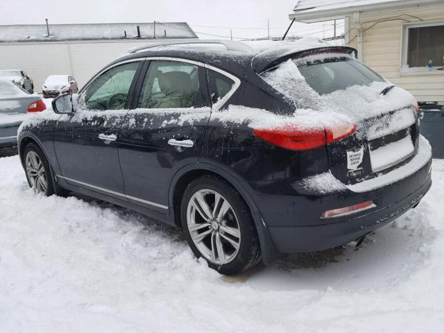JN1AJ0HR6BM852937 - 2011 INFINITI EX35 BASE BLACK photo 3