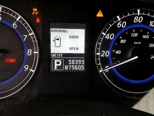 JN1AJ0HR6BM852937 - 2011 INFINITI EX35 BASE BLACK photo 8