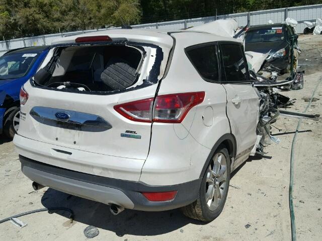 1FMCU0HX9DUC20282 - 2013 FORD ESCAPE SEL WHITE photo 4