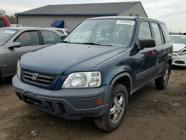 JHLRD1857VC070346 - 1997 HONDA CR-V LX GREEN photo 2