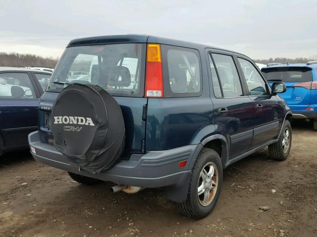 JHLRD1857VC070346 - 1997 HONDA CR-V LX GREEN photo 4