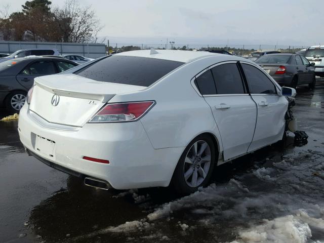 19UUA8F59EA005152 - 2014 ACURA TL TECH WHITE photo 4