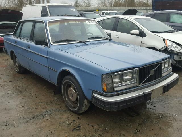 YV1AX8845E2006145 - 1984 VOLVO 240 BLUE photo 1