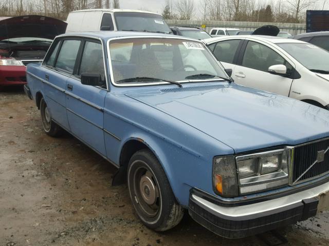 YV1AX8845E2006145 - 1984 VOLVO 240 BLUE photo 9