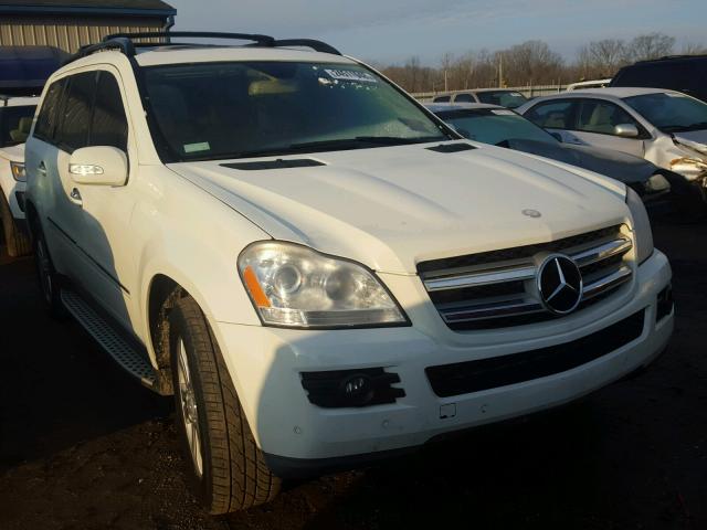 4JGBF71E58A440033 - 2008 MERCEDES-BENZ GL 450 4MA WHITE photo 1