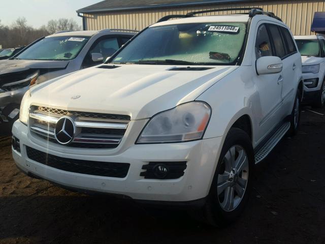 4JGBF71E58A440033 - 2008 MERCEDES-BENZ GL 450 4MA WHITE photo 2