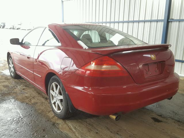 1HGCM827X3A020217 - 2003 HONDA ACCORD EX RED photo 3