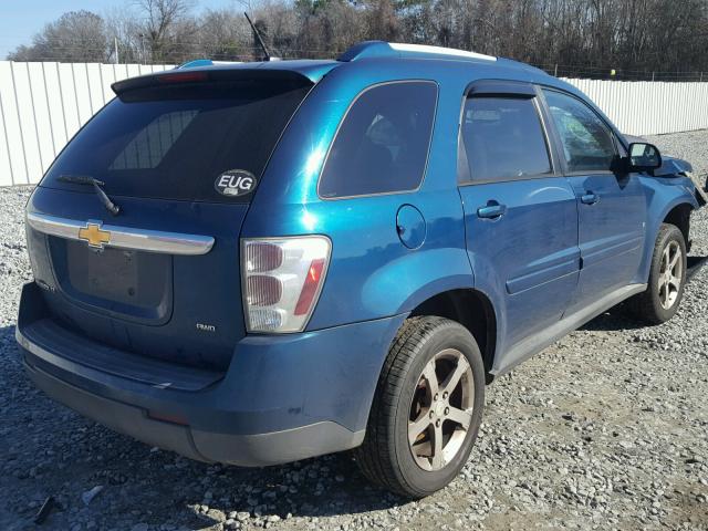 2CNDL73F376041446 - 2007 CHEVROLET EQUINOX LT TEAL photo 4