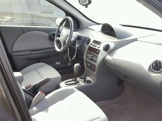 1G8AJ58FX7Z114384 - 2007 SATURN ION LEVEL CHARCOAL photo 5