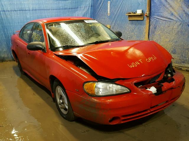 1G2NE52E35M195786 - 2005 PONTIAC GRAND AM S RED photo 1