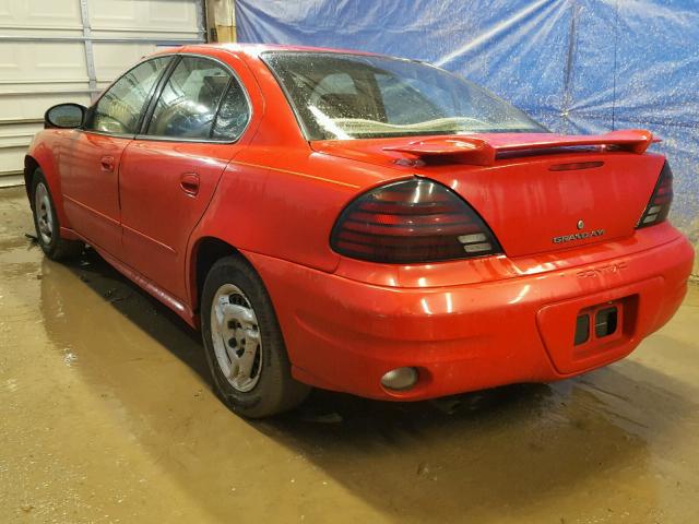 1G2NE52E35M195786 - 2005 PONTIAC GRAND AM S RED photo 3