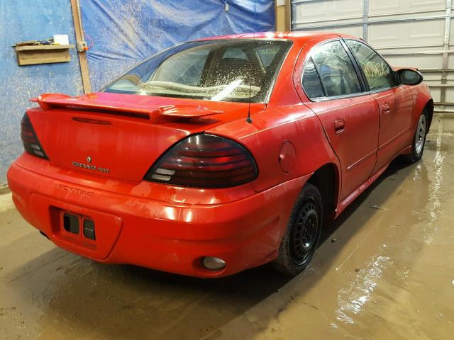1G2NE52E35M195786 - 2005 PONTIAC GRAND AM S წითელი ფოტო 4
