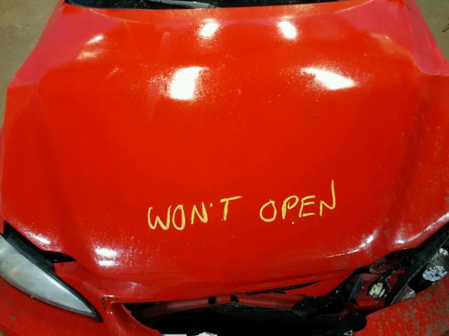 1G2NE52E35M195786 - 2005 PONTIAC GRAND AM S წითელი ფოტო 7