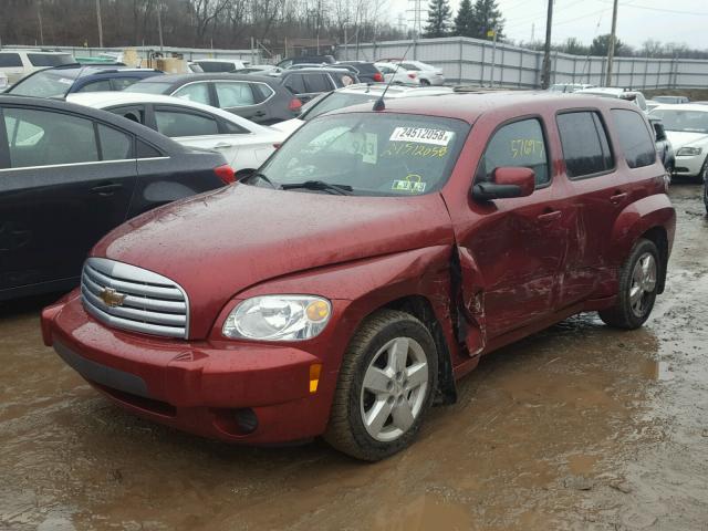 3GNCA23B79S582615 - 2009 CHEVROLET HHR LT RED photo 2