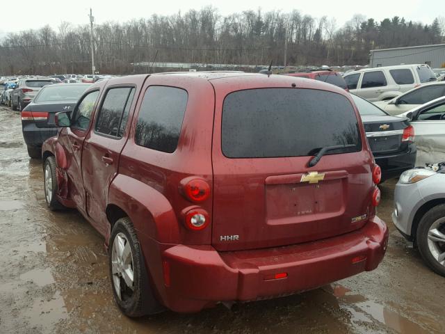 3GNCA23B79S582615 - 2009 CHEVROLET HHR LT RED photo 3