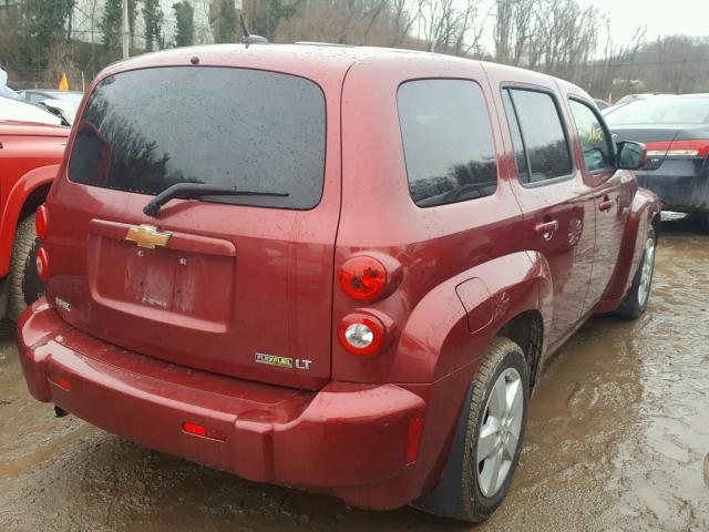 3GNCA23B79S582615 - 2009 CHEVROLET HHR LT RED photo 4