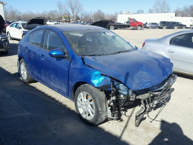 JM1BL1V88C1540280 - 2012 MAZDA 3 I BLUE photo 1