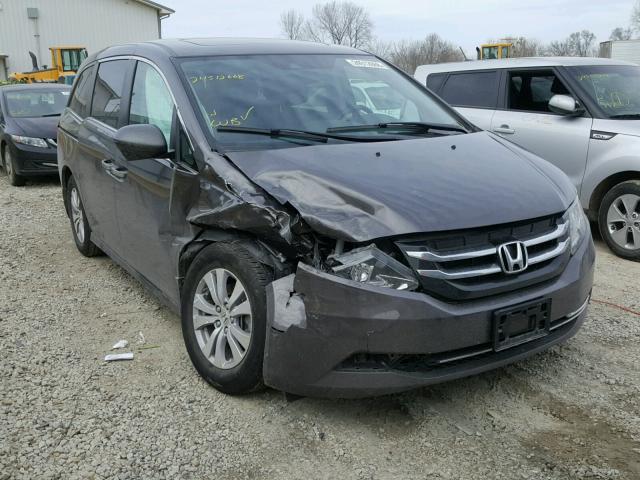 5FNRL5H64GB092438 - 2016 HONDA ODYSSEY EX GRAY photo 1