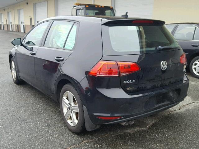 3VWRA7AU6FM061239 - 2015 VOLKSWAGEN GOLF TDI BLACK photo 3