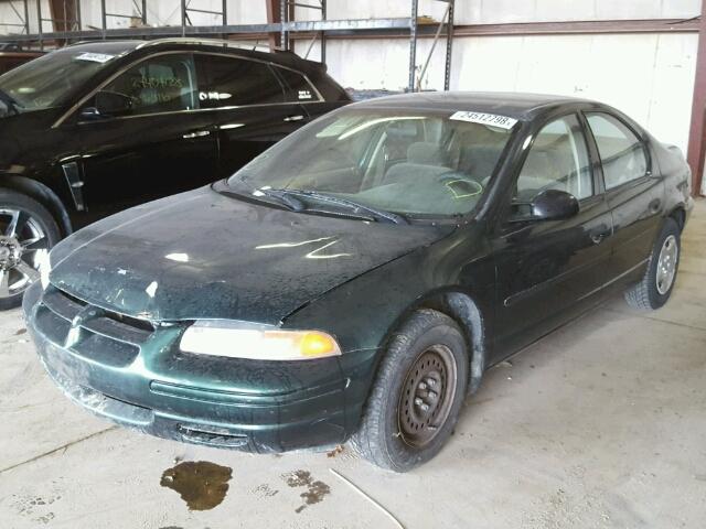 1B3EJ46X6VN569543 - 1997 DODGE STRATUS GREEN photo 2