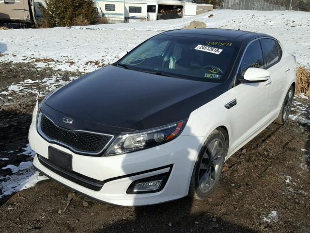 5XXGR4A62EG302121 - 2014 KIA OPTIMA SX TWO TONE photo 2