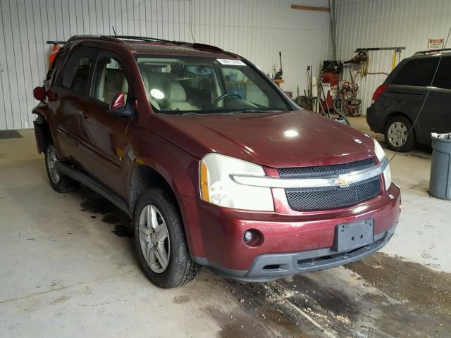 2CNDL73F176111106 - 2007 CHEVROLET EQUINOX LT BURGUNDY photo 1