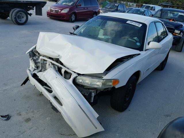 2G4WS52J211297524 - 2001 BUICK CENTURY CU WHITE photo 2