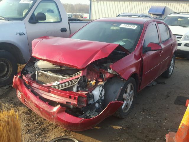 1G1AF5F56A7168004 - 2010 CHEVROLET COBALT 2LT RED photo 2