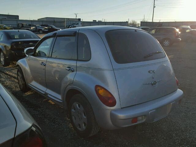 3C4FY48B64T360799 - 2004 CHRYSLER PT CRUISER SILVER photo 3