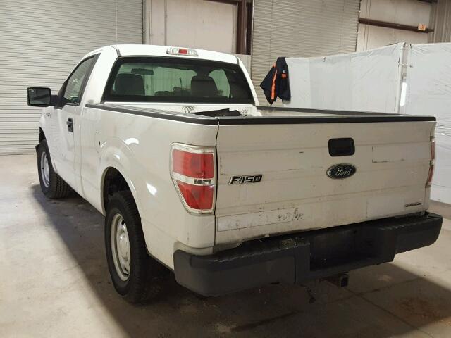 1FTMF1CM2EFC18692 - 2014 FORD F150 WHITE photo 3