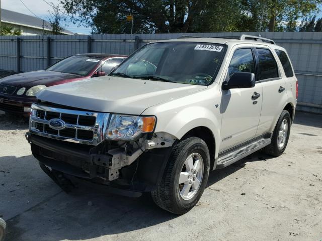 1FMCU93168KB83006 - 2008 FORD ESCAPE XLT TAN photo 2