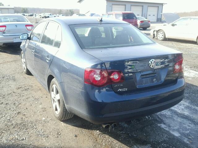 3VWRZ71K48M197007 - 2008 VOLKSWAGEN JETTA SE BLUE photo 3