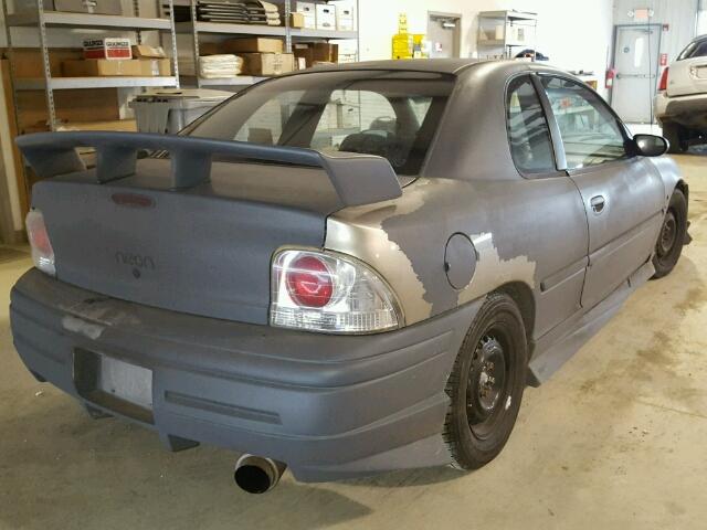 1B3ES42C7XD156765 - 1999 DODGE NEON HIGHL GRAY photo 4