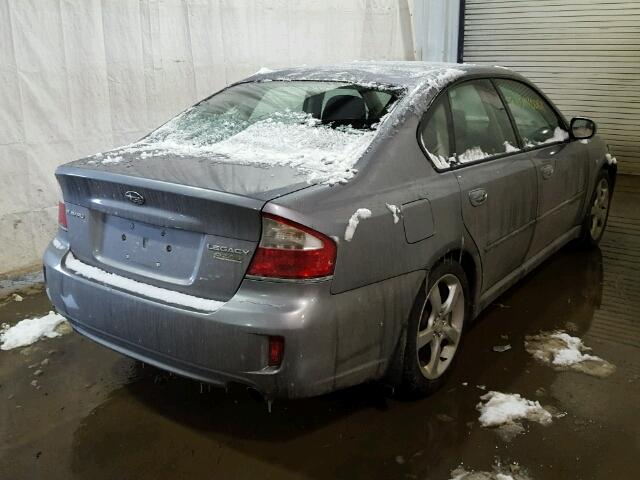 4S3BL616697224898 - 2009 SUBARU LEGACY 2.5 SILVER photo 4