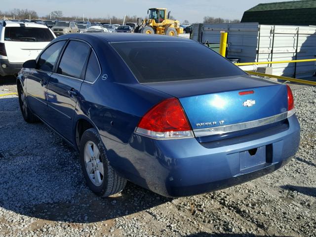 2G1WT58K069219083 - 2006 CHEVROLET IMPALA LT BLUE photo 3