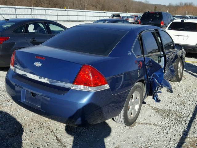 2G1WT58K069219083 - 2006 CHEVROLET IMPALA LT BLUE photo 4