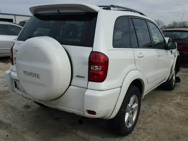 JTEHD20V040025867 - 2004 TOYOTA RAV4 WHITE photo 4