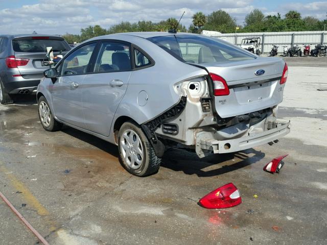 3FADP4AJ3CM156522 - 2012 FORD FIESTA S SILVER photo 3