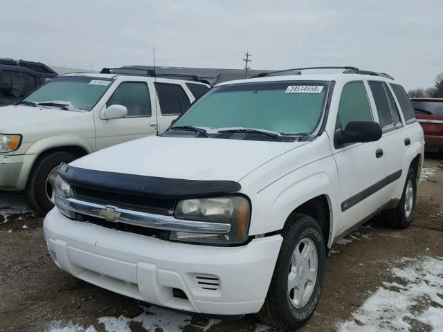 1GNDT13S332105238 - 2003 CHEVROLET TRAILBLAZE WHITE photo 2