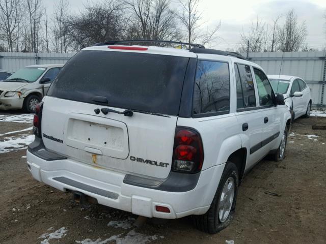 1GNDT13S332105238 - 2003 CHEVROLET TRAILBLAZE WHITE photo 4